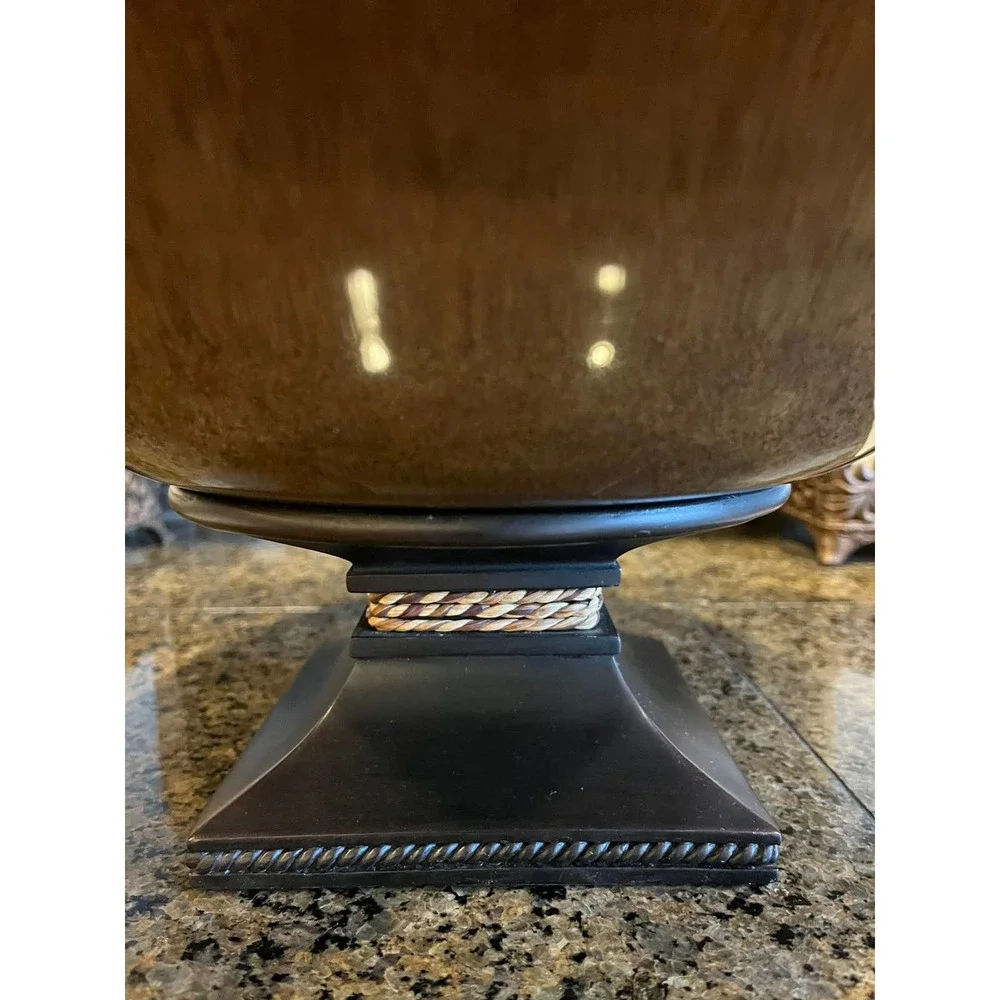 PartyLite Sahara Sands Centerpiece Pedestal Bowl P9702 13